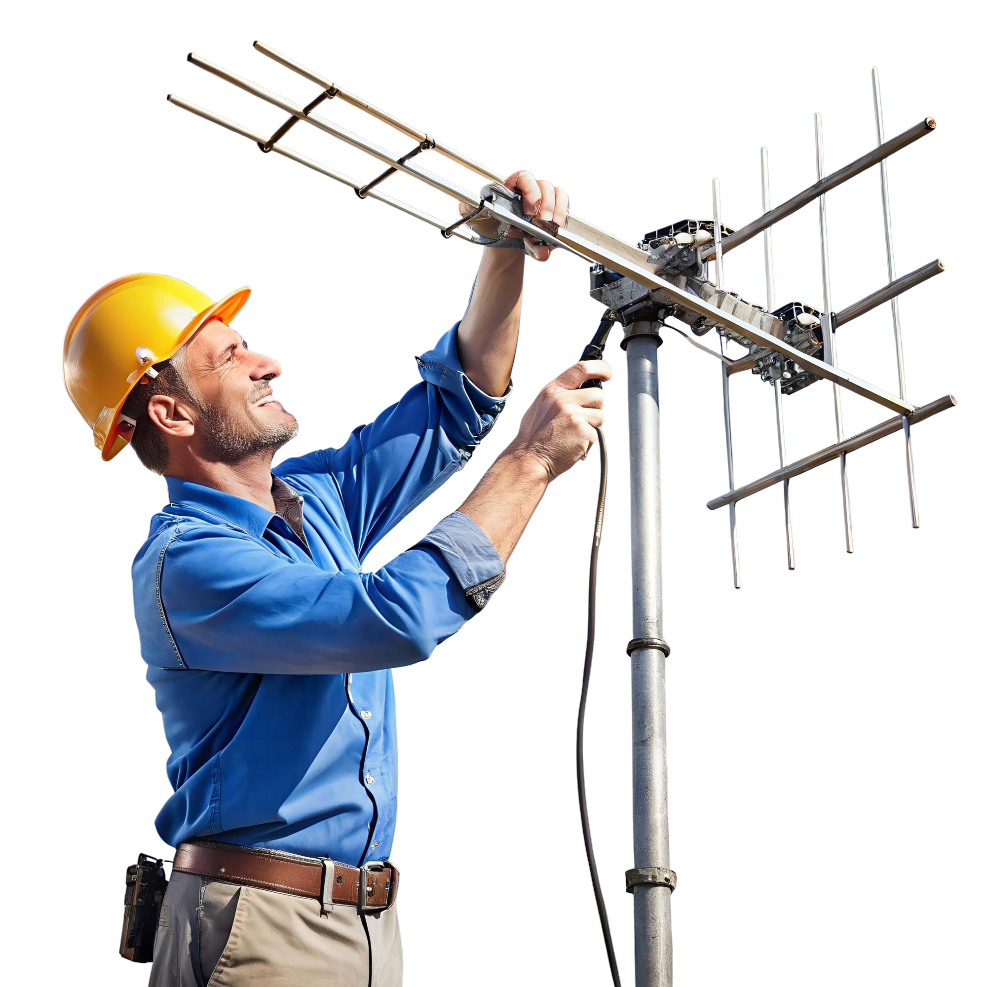 reparacion-antena-dias-viento-tecnico-que-mantiene-antena-estable